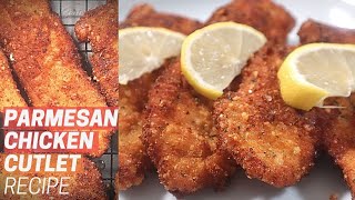 Parmesan Chicken Cutlet Recipe  Easy Chicken Parmesan  Chicken Cutlet Recipe [upl. by Viviyan127]