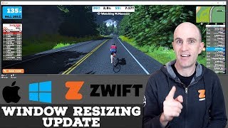 Swift Zwift Tip Window Resizing Update for Mac amp PC  Better Multitasking [upl. by Hilliary401]