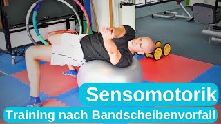 Training nach Bandscheibenvorfall LWS  Teil 3  Sensomotorik [upl. by Ggerk]