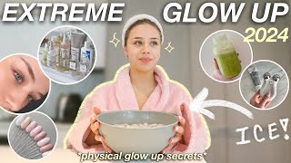 EXTREME 2024 GLOW UP physical self  self care habits  tips beauty treatments wellness rituals [upl. by Eek]