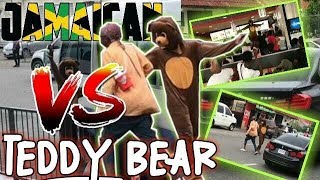 REAL LIFE JAMAICAN🇯🇲 TEDDY BEAR🧸 PRANK 😂 [upl. by Andre]