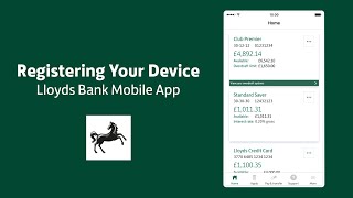 Lloyds Bank Mobile Banking app device registration guide [upl. by Aggappera]