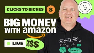 Make Big Money on Amazon with Printify Clicks to Riches Show Ep 8 [upl. by Ahsei142]