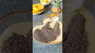 Piña Colada Chia Pudding healthyrecipe easyrecipe chiapudding shorts [upl. by Ynove]