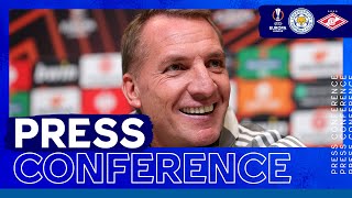 “Its A Very Important Game For Us” Brendan Rodgers  Leicester City vs Spartak Moscow [upl. by Anairo944]