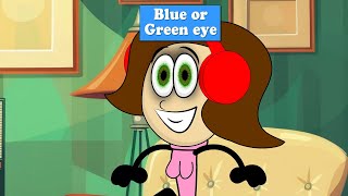 Why do we have Different Eye Colors  more videos  aumsum kids cartoon science [upl. by Darraj]