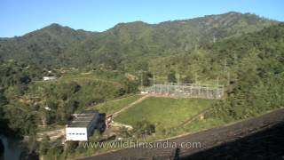 Doyang Hydro Project  Electric power generating site in Wokha Nagaland [upl. by Yendis]