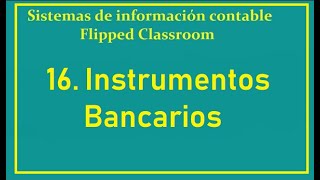 Instrumentos bancarios [upl. by Accebar]