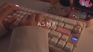 Cozy ASMR 2h typing on different Keyboard Layouts ☁️ [upl. by Suhploda]