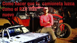 Mira como logramos convertir una Nissan de 1980 en un RZR 4x4 FirstRTX4 [upl. by Moitoso]