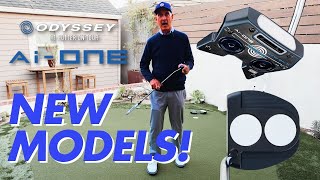 Odyssey AiOne Putters New 2025 models review [upl. by Ecinev]