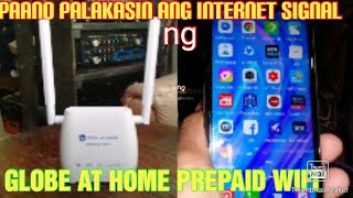 PAANO PALAKASIN ANG INTERNET SIGNAL NG GLOBE AT HOME PREPAID WIFI ZLTS10G USING MOBILE PHONE [upl. by Hammond]