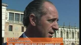 TG BASSANO 24092016  ZAIA “ABBIAMO DETTO NOVE ULSS E SARANNO NOVE” [upl. by Gilpin]