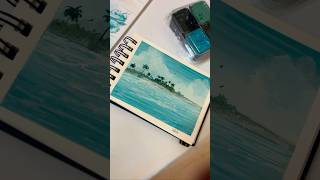 beachscape seabreeze painting artistsonyoutube [upl. by Pisano]