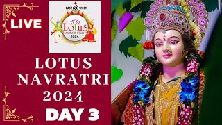 🔴Mira Bhayandar  Lotus Navratri Utsav 2024 Day 3  Herry Nakum Live [upl. by Publia]