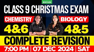 Class 9 Christmas Exam  Chemistry Chapter  4 amp 6 VS Biology Chapter  4 amp 5  Xylem Class 9 [upl. by Angelica797]