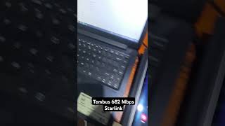 Speedtest Starlink Sampai 682 Mbps starlink starlinkindonesia [upl. by Lenka]