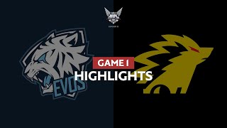 Game Highlight  ONIC Esports VS EVOS Legends  MPL ID S6 Week 3 Day 1  Game 1 [upl. by Dnaltiak755]