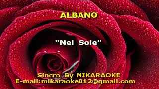 Albano  Nel sole KARAOKE [upl. by Amikay173]