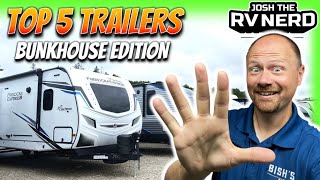 Top 5 Awesome Bunkhouse Travel Trailers [upl. by Rehpotsirc]