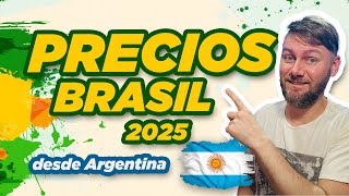 ¡BRASIL 🇧🇷 más BARATO que nunca 😱 Precios para viajar en AUTO 🚗 vs AVIÓN ✈️ desde Argentina 🇦🇷 [upl. by Yenar]