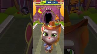 💥 Cowboy Tom’s Epic Chase amp Boss Battle 💥 talkingtomgoldrun shorts [upl. by Neelhtakyram]