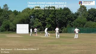 Grayshott too strong for Frimley on a scorching day [upl. by Adran807]