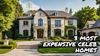 3 Most Expensive Celeb Mansions Worth Millions [upl. by Nolyar874]