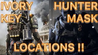 THE DIVISION 2 HUNTER MASK AND IVORY KEY LOCATION GUIDE [upl. by Haya]