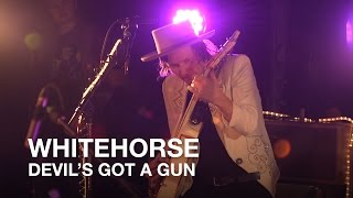 Whitehorse  Devils Got A Gun  First Play Live [upl. by Lenoj227]