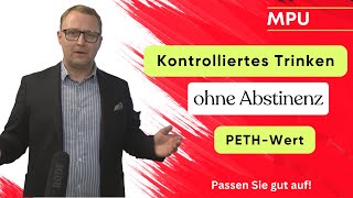 MPU Kontrolliertes Trinken und der PETHWert [upl. by Blayze]