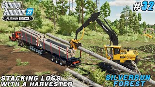 From logs to wood chips A 430K liters harvesting procedure  Silverrun Forest  FS 22  ep 32 [upl. by Tehr]