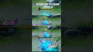 👍🏻Starlight vs attack off👍🏻 titansskillmobilelegendsbangbang [upl. by Nythsa]