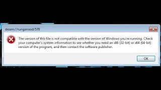 How to fix steam Error rungameid570 [upl. by Faline354]