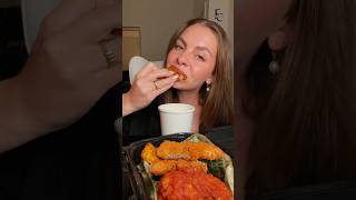 Ultimate Wingstop Mukbang Crispy Chicken Tenders and Corn Feast  wingstop shorts mukbang [upl. by Peggir]