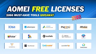 【FREE AOMEI Backupper PRO License】Must Have Tools Giveaway [upl. by Dorcus]