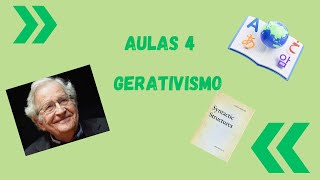 AULA 4  GERATIVISMO [upl. by Nisbet]