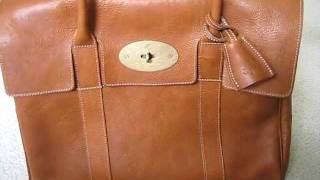 Mulberry Bayswater bag in oak  review and what fits inside [upl. by Ngo]