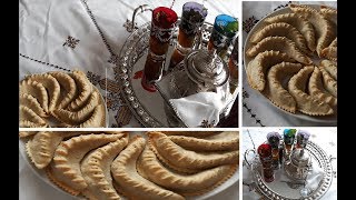 كعب الغزال بطريقة سهلة و ناجحة  Corne de gazelle recette marocaine aux amandes [upl. by Aicnom]