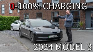 Driving to 0 in the Tesla Model 3 Highland LR  efficiency range and charging time tested [upl. by Eckart]