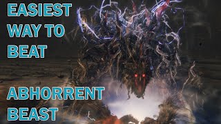 Bloodborne  Abhorrent Beast  Ailing Loren Chalice  EASY WIN  STRATEGY [upl. by Bristow]