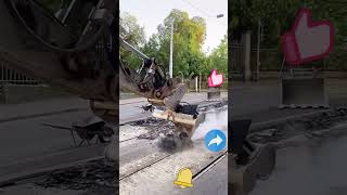 Rehabilitation process after pavement damage [upl. by Hayton]