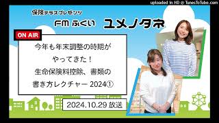 【ユメノタネ264】「今年も年末調整の時期がやってきた！ 生命保険料控除、書類の書き方レクチャー2024①」【保険テラス】20241029 [upl. by Kho]