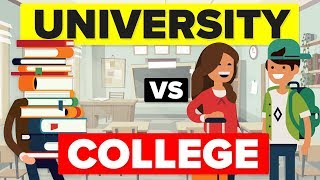 University VS College  Whats The Difference Education Comparison [upl. by Aibara793]