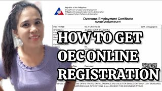 How To Get OEC ONLINE Registration 2023  OFW Hongkong  Jelene Official Vlogs  Tutorial [upl. by Raynata]