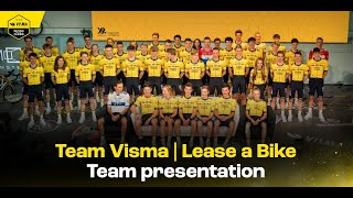 Team Visma  Lease a Bike team presentation [upl. by Cyrill]