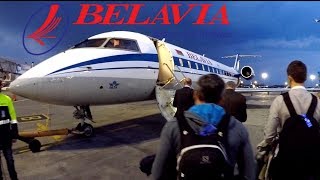 BELAVIA CRJ 200  KIEV  MINSK [upl. by Scarlet741]