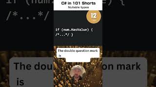 Nullable types  C for NET in 101 Shorts  12 101 [upl. by Yerffoeg]