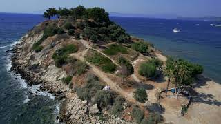 Beautiful Kuşadası Drone Clip  Kusadasi from the air [upl. by Sowell]