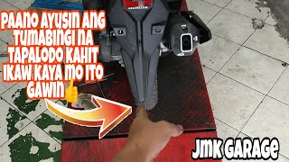 paano ayusin ang tumabinge na tapalodo  honda click125150 [upl. by Meldon]